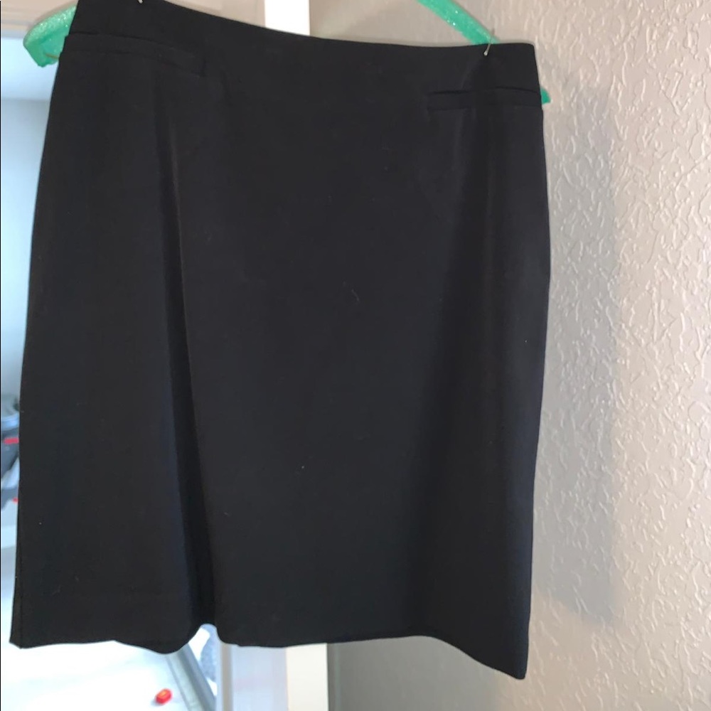 Black work skirt